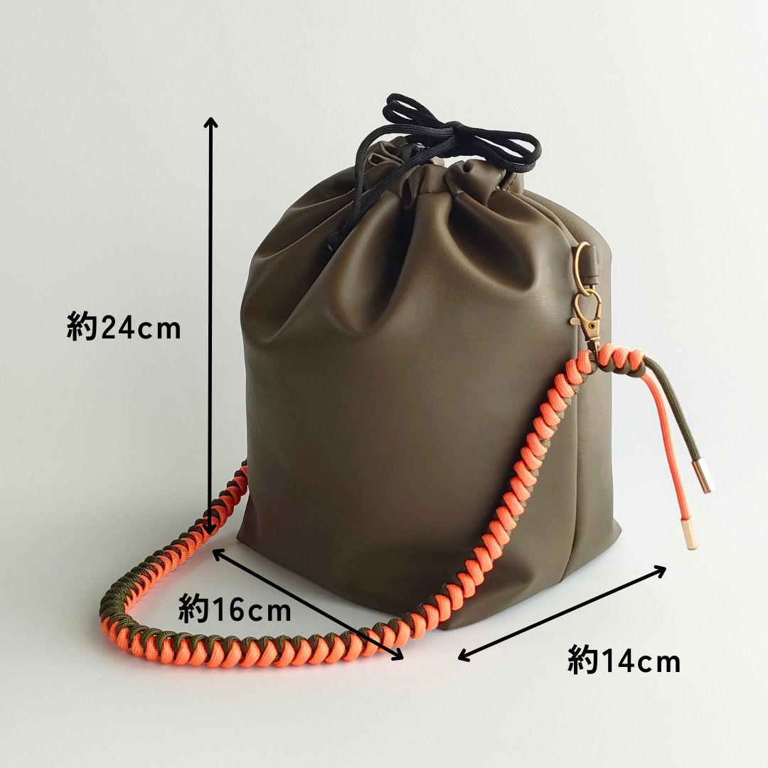 pocora(ポコラ)|巾着ショルダーバッグ(500ml・2WAY)