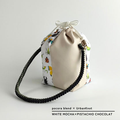 pocora blend（ポコラ ブレンド）｜ホワイトモカ チャームポーチ付き・選べるストラップ バッグセット