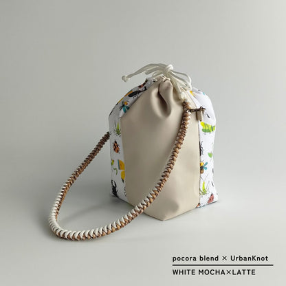 pocora blend（ポコラ ブレンド）｜ホワイトモカ チャームポーチ付き・選べるストラップ バッグセット