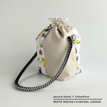 pocora blend（ポコラ ブレンド）｜ホワイトモカ チャームポーチ付き・選べるストラップ バッグセット