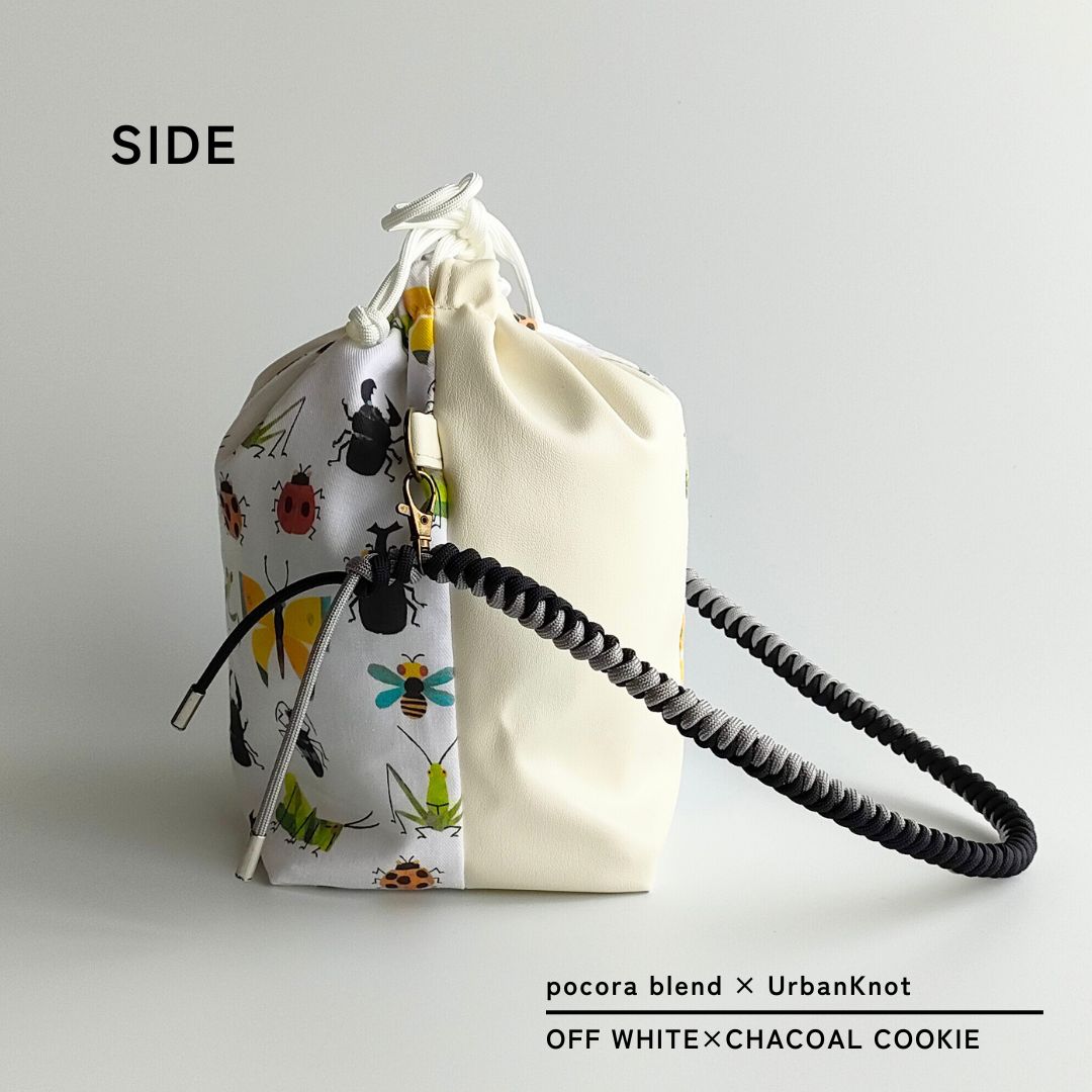 pocora blend（ポコラ ブレンド）｜オフホワイト チャームポーチ付き・選べるストラップ バッグセット