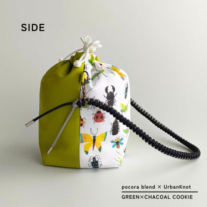 pocora blend（ポコラ ブレンド）｜グリーン チャームポーチ付き・選べるストラップ バッグセット