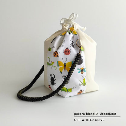 pocora blend（ポコラ ブレンド）｜オフホワイト チャームポーチ付き・選べるストラップ バッグセット